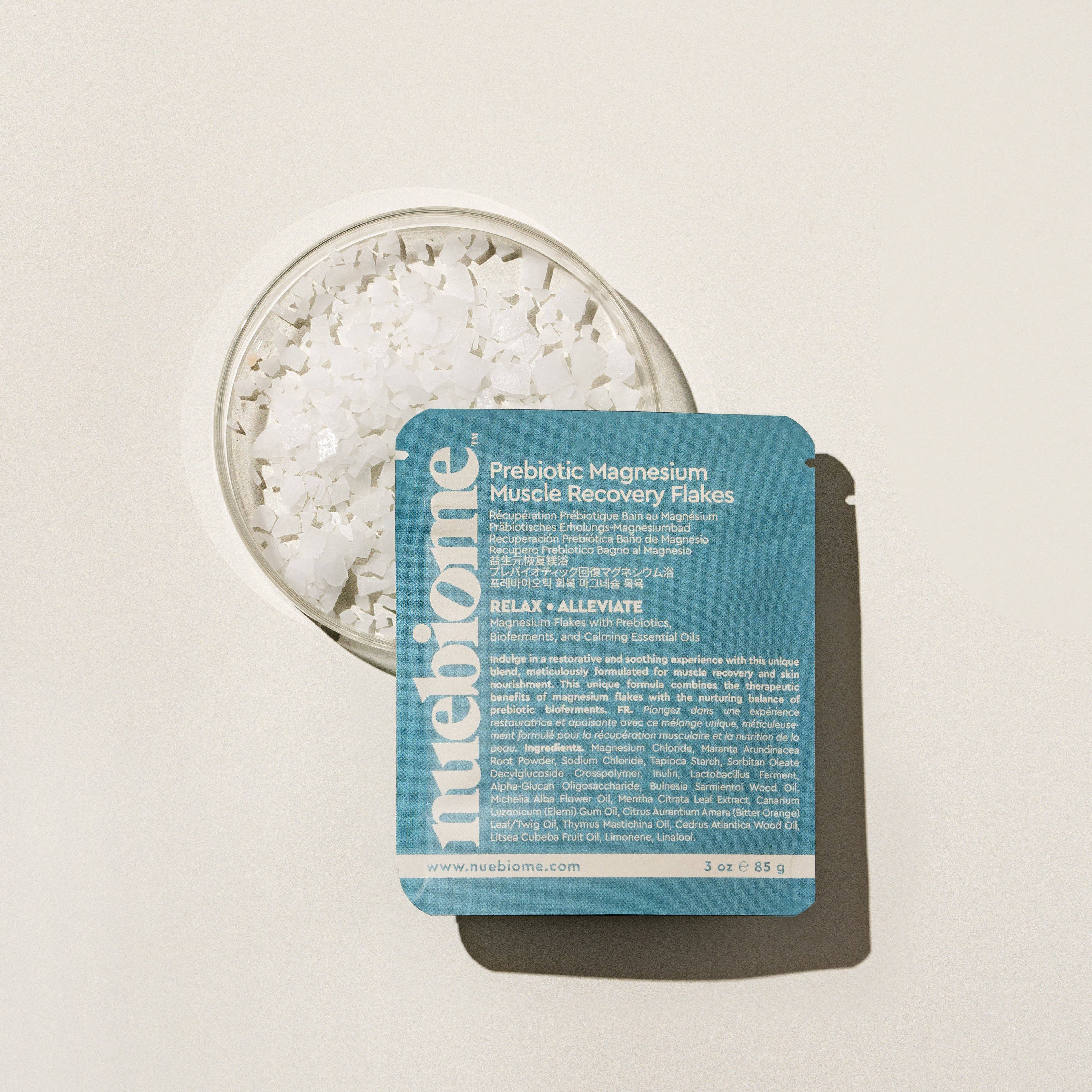 Nuebiome – wholesale Bath salts – Prebiotic Magnesium Muscle Recovery Flakes4