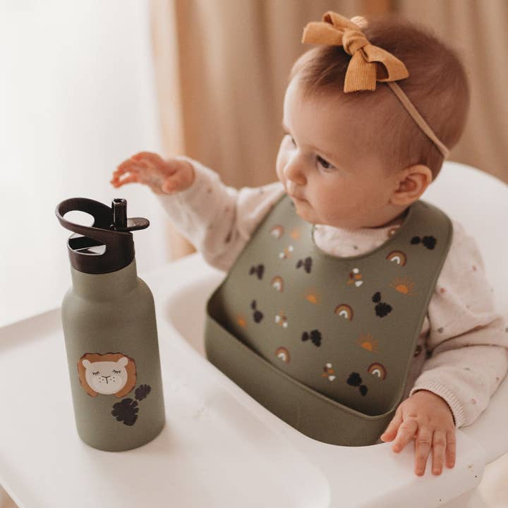 Kikadu - Wholesale Water Bottle - Loewe Olive water bottle3