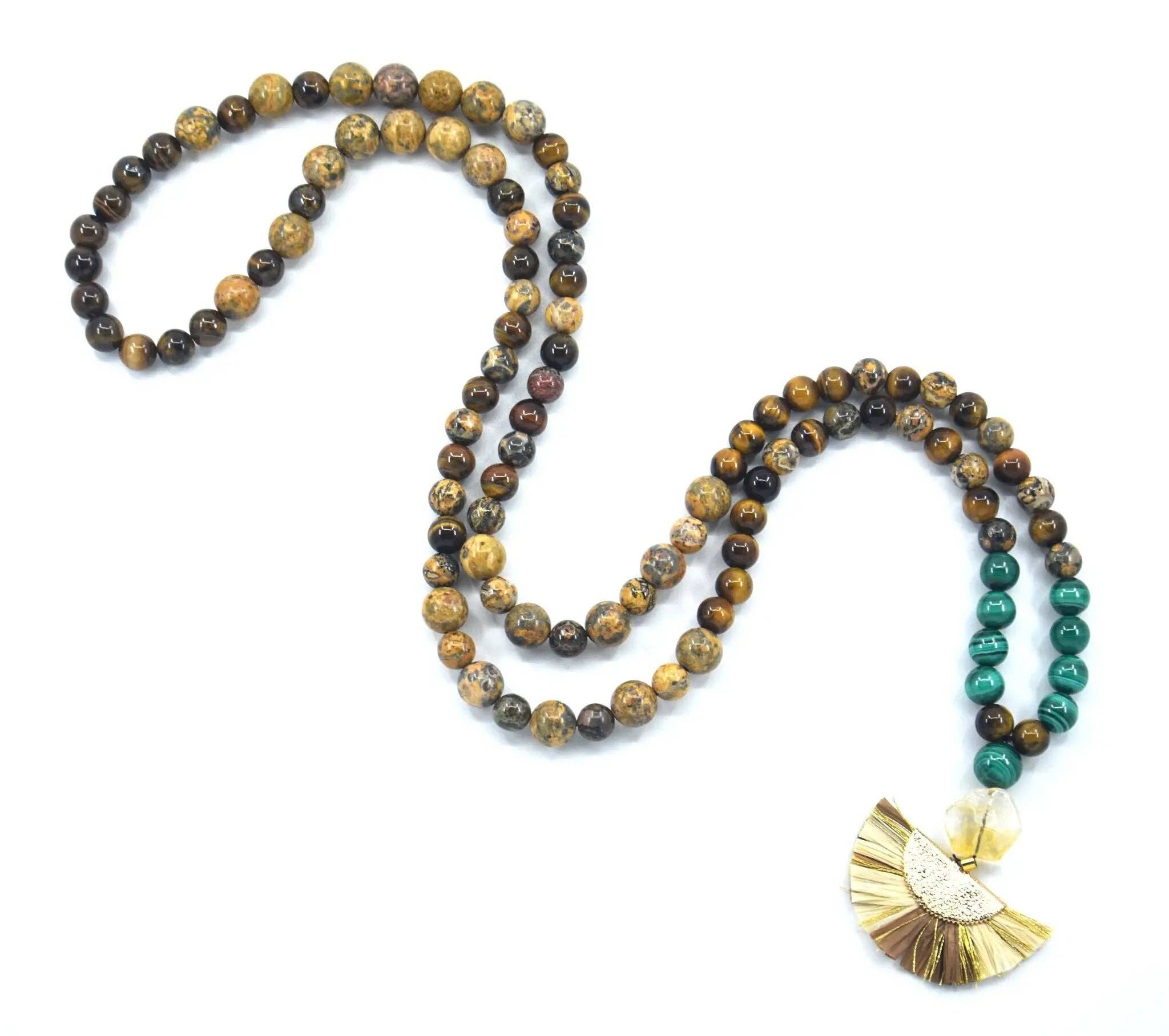 LOKA.HAUS – Großhandel Gebetskette für den Hals – Celestial Mala Perlenkette6