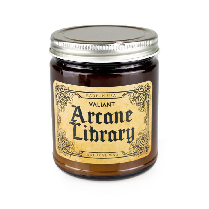 Valiant Candle - Wholesale Jar/Filled Candle - Arcane Library1