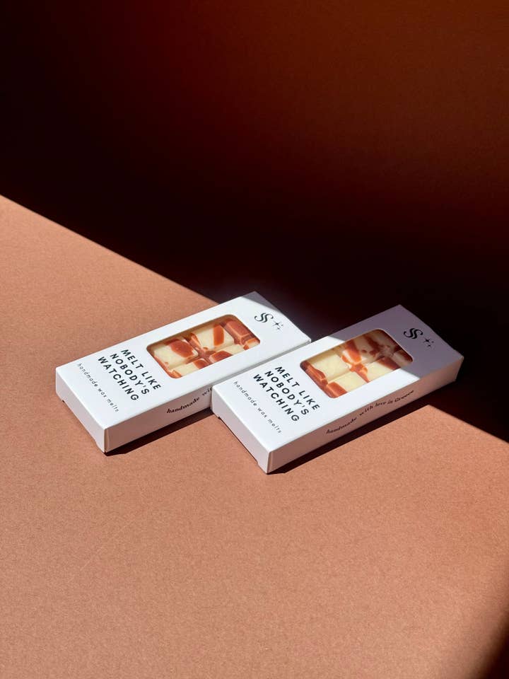 Whiskey-Karamell-Wachsschmelzen | Bestseller-Duft | Packung mit 12 für den Großhandel von SCENT STORIES by Joanna