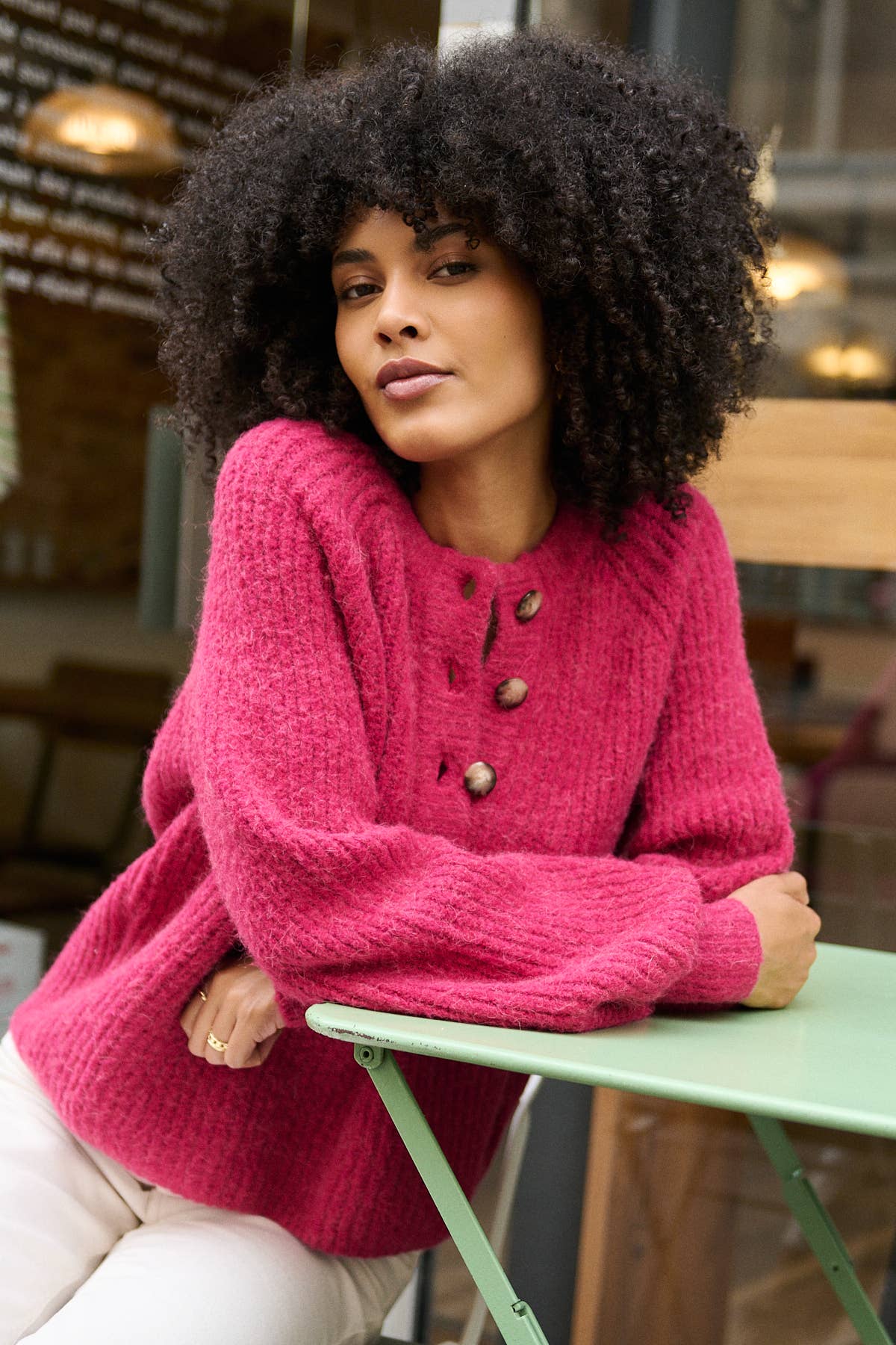 Nathael Paris - Wholesale Knit Sweater - Women's - Loose alpaca and wool sweater16