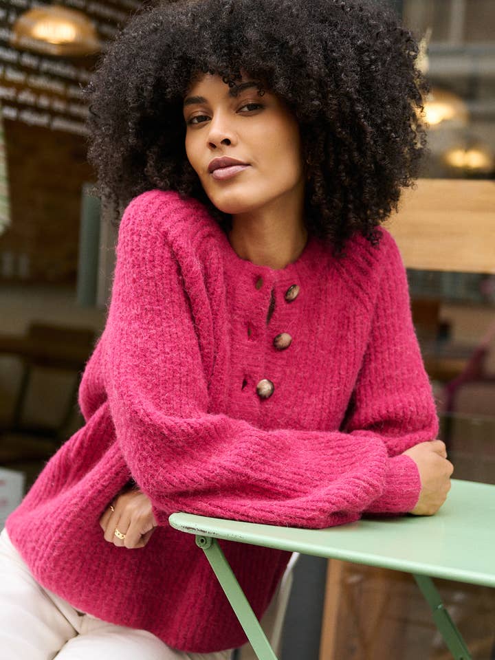 Nathael Paris - Wholesale Knit Sweater - Women's - Loose alpaca and wool sweater16