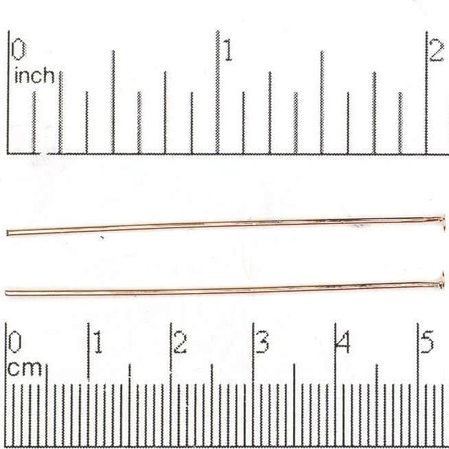 Continental Beads - Wholesale Craft supplies - 2 Inch Head Pin - 20 Gauge Wire available in Multiple Colors sold Individually - H/P26