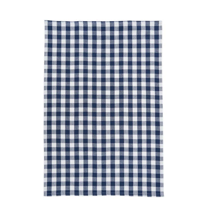 VENTE Torchons de Cuisine à Carreaux Indigo Bleu Ashford pour la vente par C&F Home