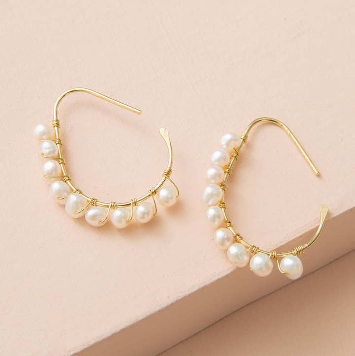 Noonday - Wholesale Hoop Earrings - League Earrings0