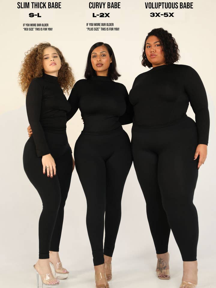 Babes - Wholesale Athletic/Lounge Leggings - Women's - The Yoga Tummy Control Legging (black)2