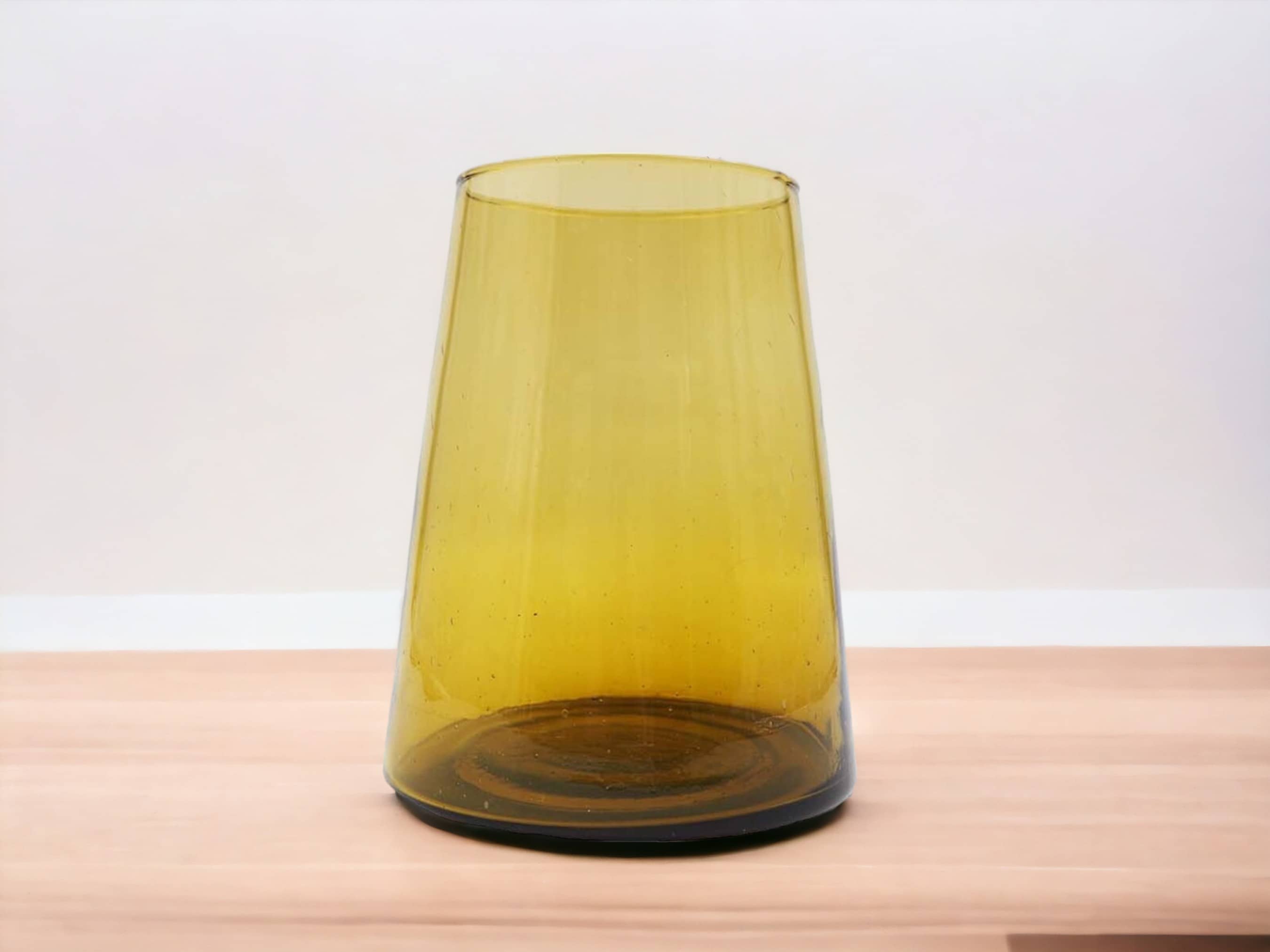 Moroccantastics - Wholesale Vase - Handmade Recycled Moroccan Glass Cone Vase - Le Verre Beldi6