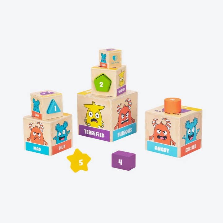 Wooden Tower Of Emotions for wholesale by Open The Joy