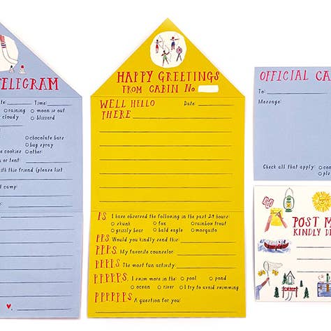 Mr. Boddington's Studio - Wholesale Stationery/Notecard Set - Letters from Camp Kit