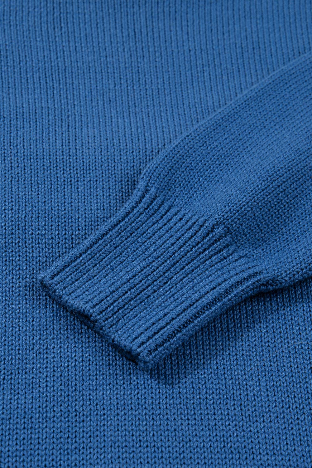 Dusk Blue Western Howdy Embroidered Crewneck Sweater for wholesale on Faire3