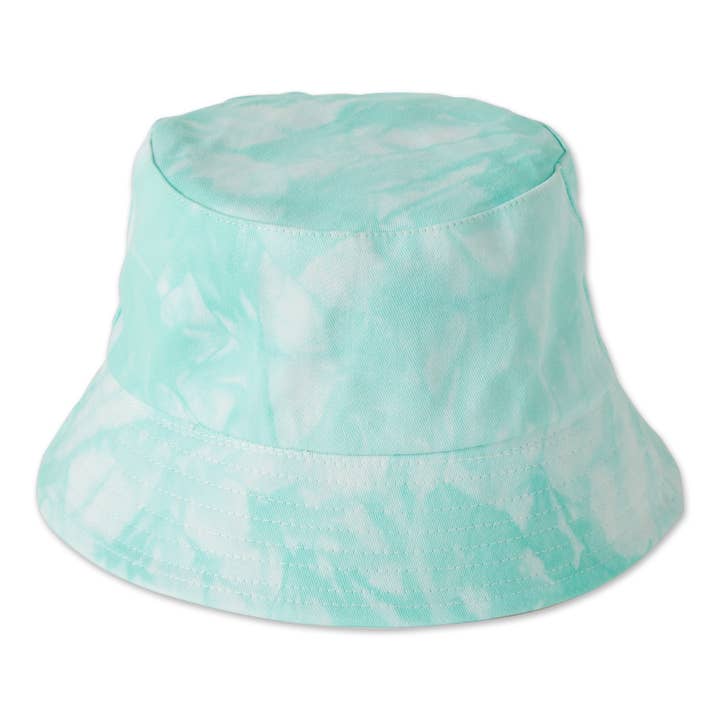 Tie Dye Bucket Hat - Turquoise for wholesale by Hadley Wren