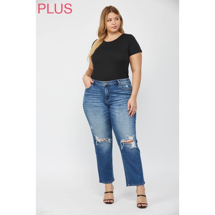 GERADES BEIN MIT MITTLERER TAILLE für den Großhandel von Mica Denim