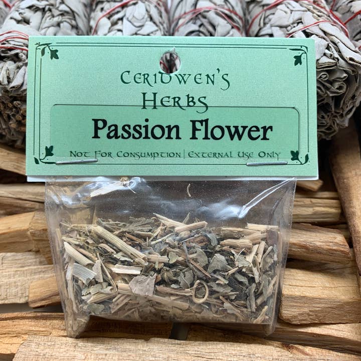 Pacchetto di erbe aromatiche al fiore della passione per la vendita all'ingrosso da parte di Ceridwen’s