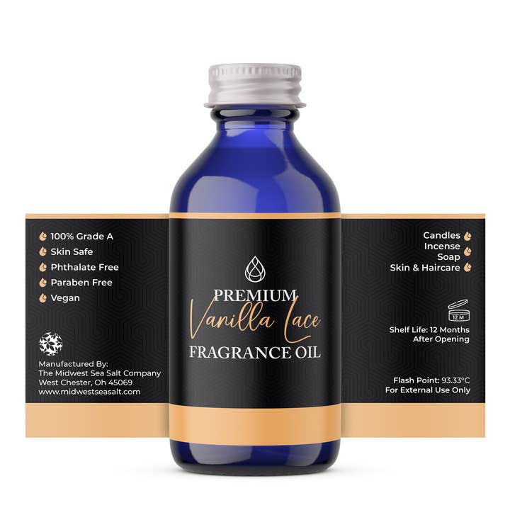 The Midwest Sea Salt Company - Wholesale Fragrance Oil - Vanilla Lace Fragrance Oil1