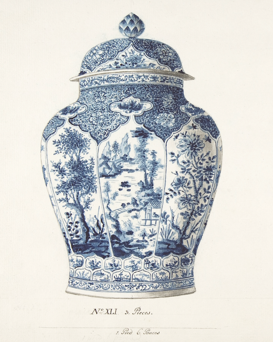 Sea to Skye - Wholesale Art Print - Chinoiserie Vase Antique Art Print1