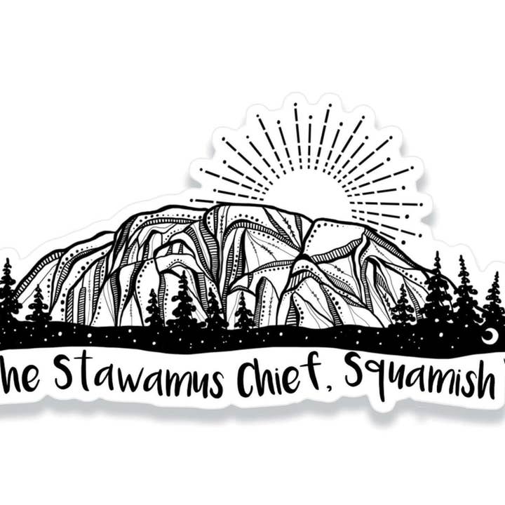 Stawamus Chief Sticker for engroshandel hos Mountain Mornings