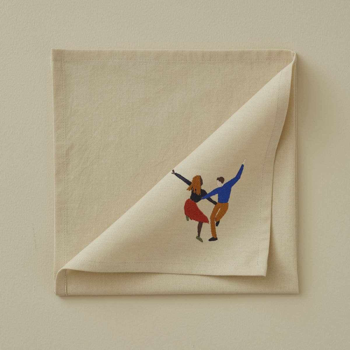 Sylvie Thiriez - Wholesale Dinner & Cloth Napkin - Napkin Central park beige