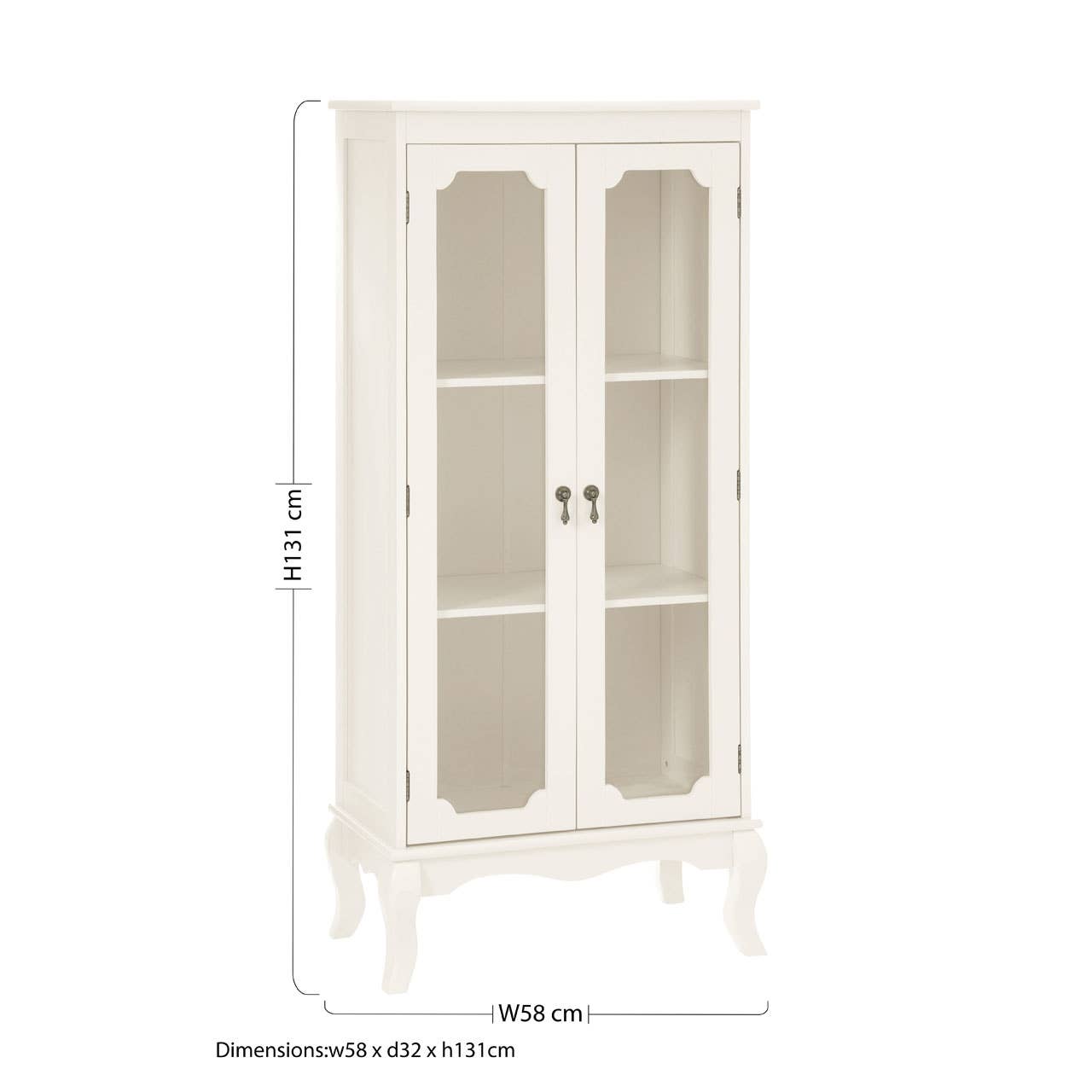 Interiors by Premier – wholesale Cabinet – Marcella 2 Glass Doors Cabinet1
