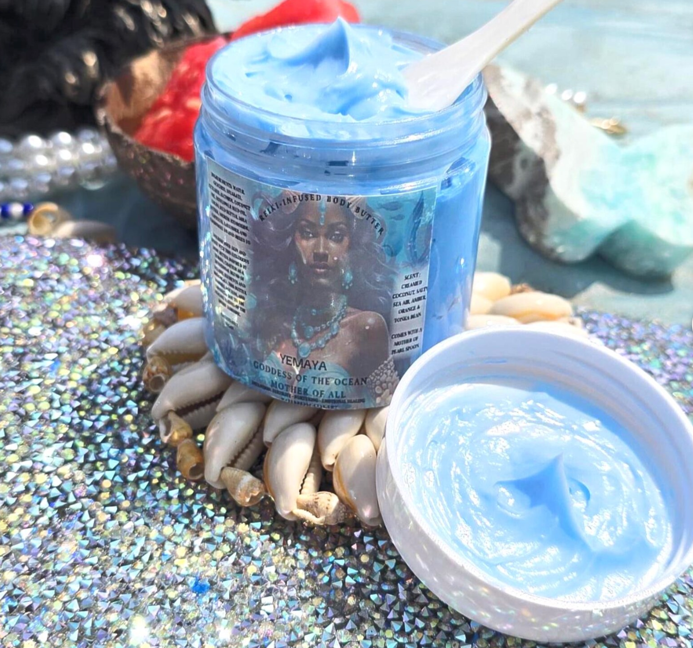 WaterBruja – wholesale Body balm/butter – Yemaya Whipped Body Butter, Reiki-Infused Whipped Shea9