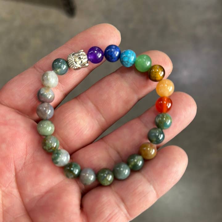 Keystone Crystals - Wholesale Beaded bracelet - Gemstone Chakra Healing Bracelets 8mm - Wholesale16
