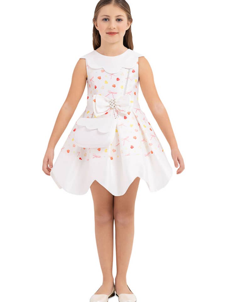 33204PR golden ceremony dress for wholesale by Lara Kids