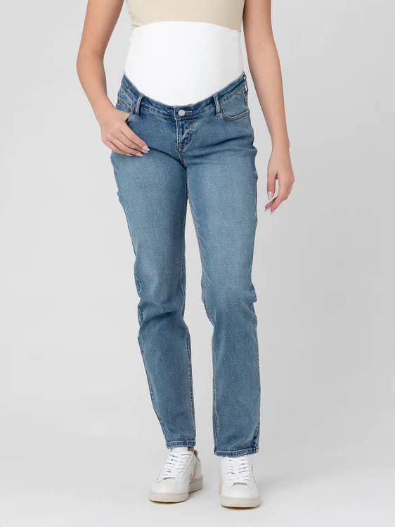 Hunter Over Bump Jean Vintage Wash for wholesale by Ripe Maternity