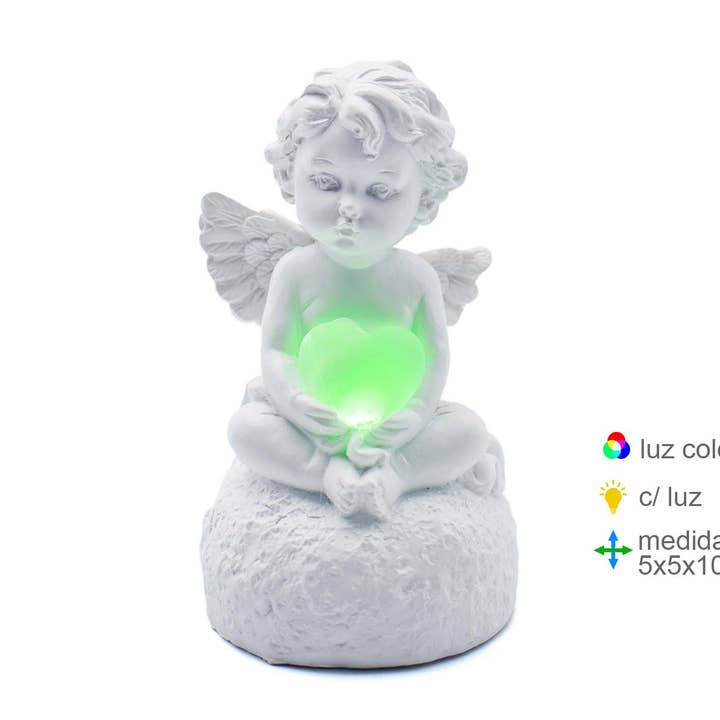 Esoterica Arte - Wholesale Decorative figurine - Resin Angel w/Light 5x5x10cm0