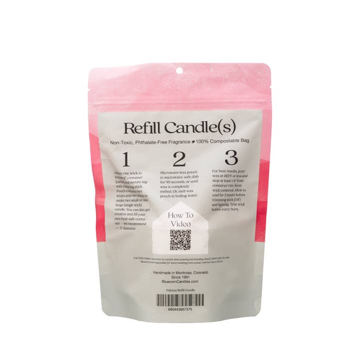 Bluecorn Candles - Wholesale Jar/Filled Candle - Zero-Waste Candle Refill Pouches – Aromática Scented Candles5