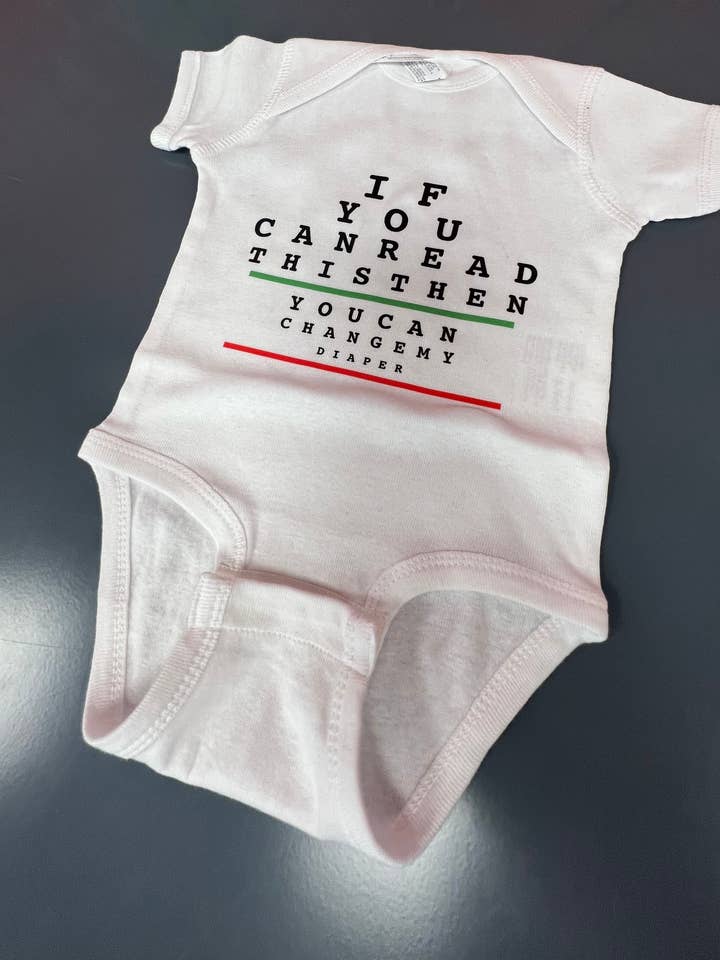 If you can read this onesie for wholesale by Elkk Designs