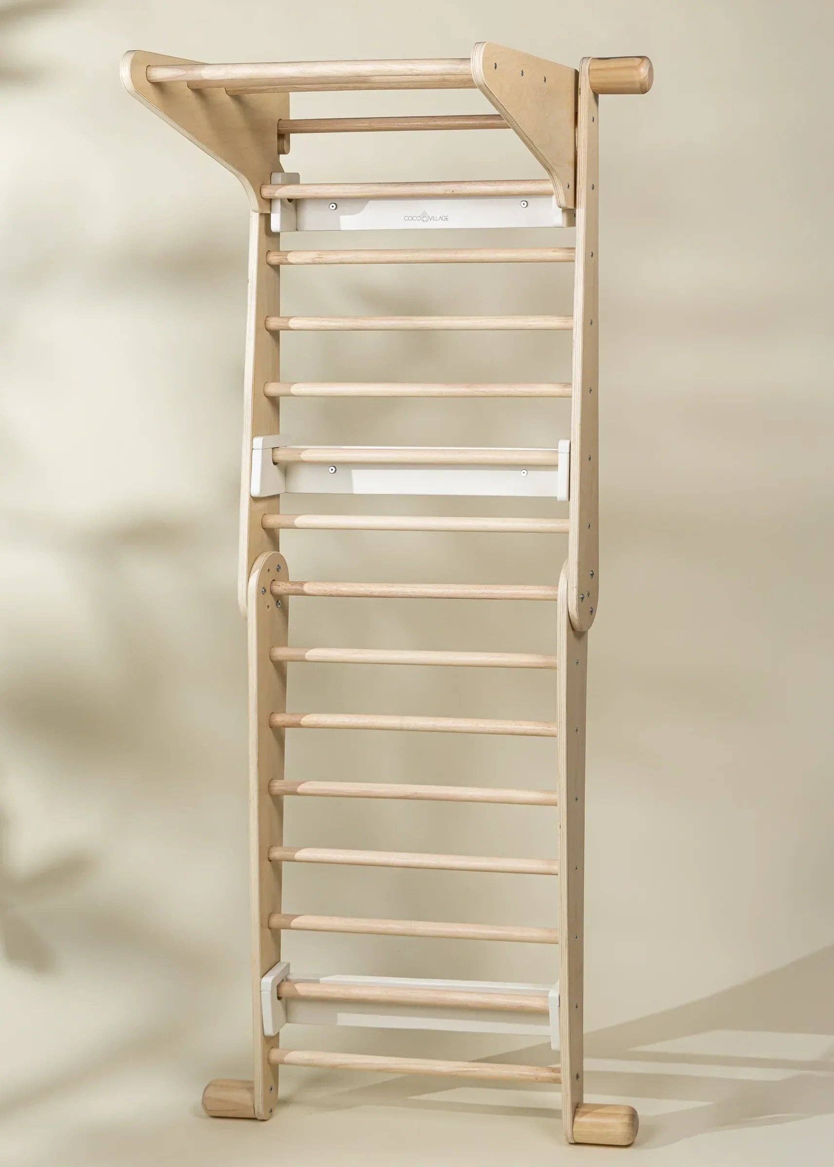 Coco Village - Wholesale Wood Toy - Kids - Montessori 2-in-1 Triangle & Wall Climber3