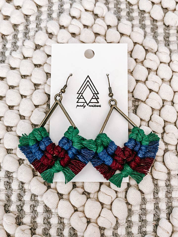 Diamants d'hiver pour la vente par Purely Macrame