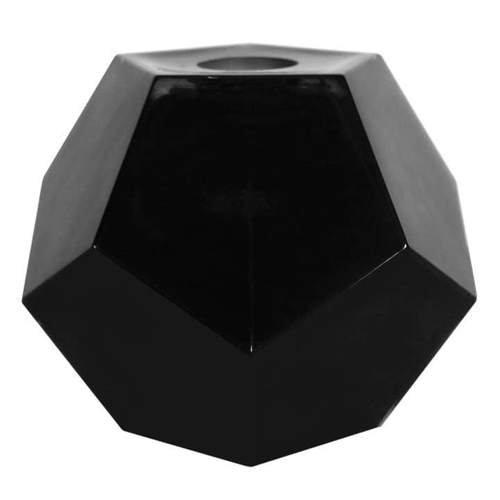 GOSHIN geometrisk lampskärm i svart glas för wholesale av Tosel Shop