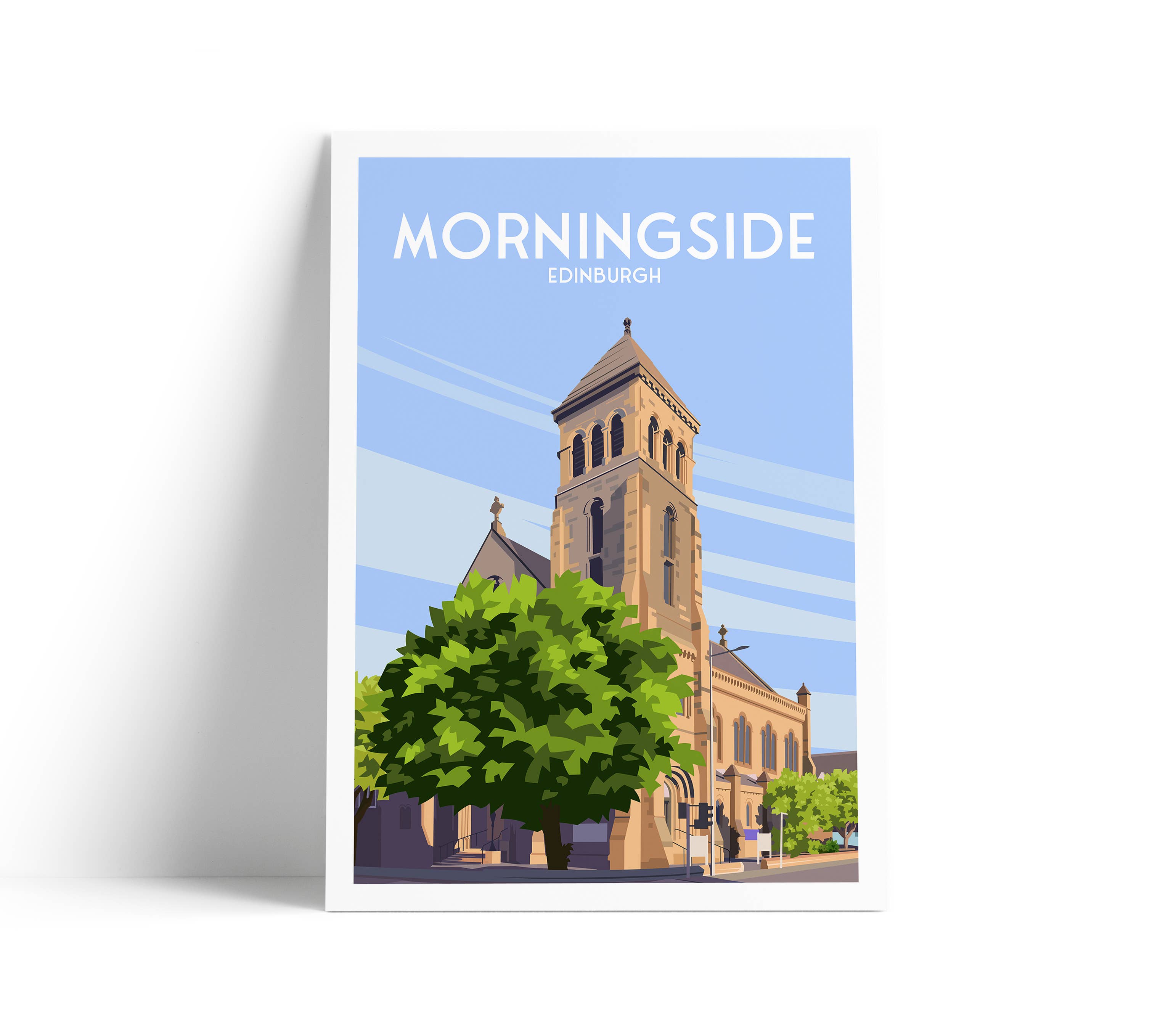 Printagonist – wholesale Art print – Morningside Edinburgh Travel Poster | Eric Liddell Centre 0