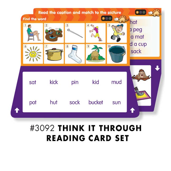 Discovery Toys - Wholesale Learning Cards - Kids & Baby - THINK IT THROUGH Learning Tiles READING Set