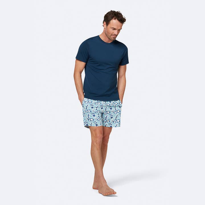 Tom Teddy UK – wholesale Rashguard – Men's – Deep Blue Short Sleeve Rash Guard1