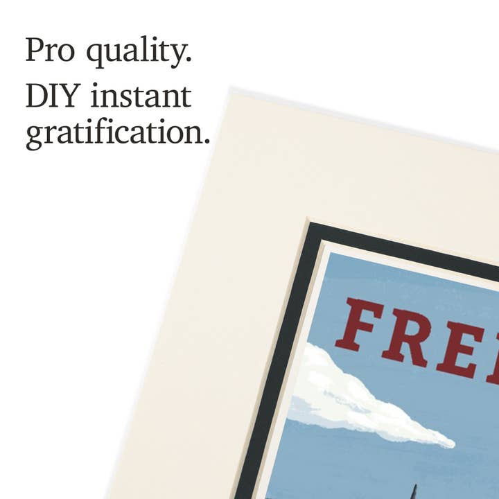 Lantern Press - Wholesale Art Print - MATTED PRINTS Frederick, MD, City of Clustered Spires