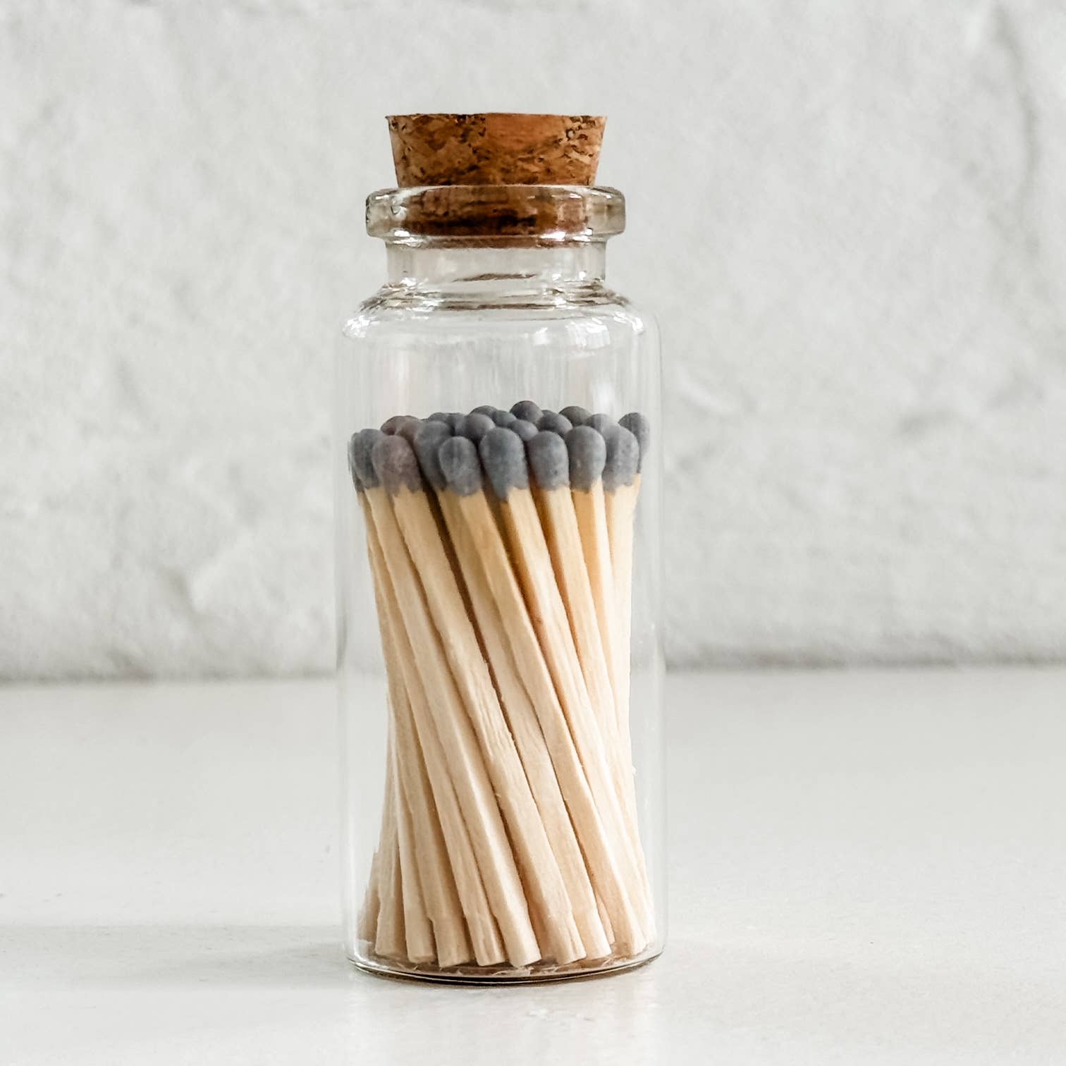 Moonlight Makers – wholesale Matches – Fancy Safety Matches Glass Vial - 8 Colors - 40 matches MV402