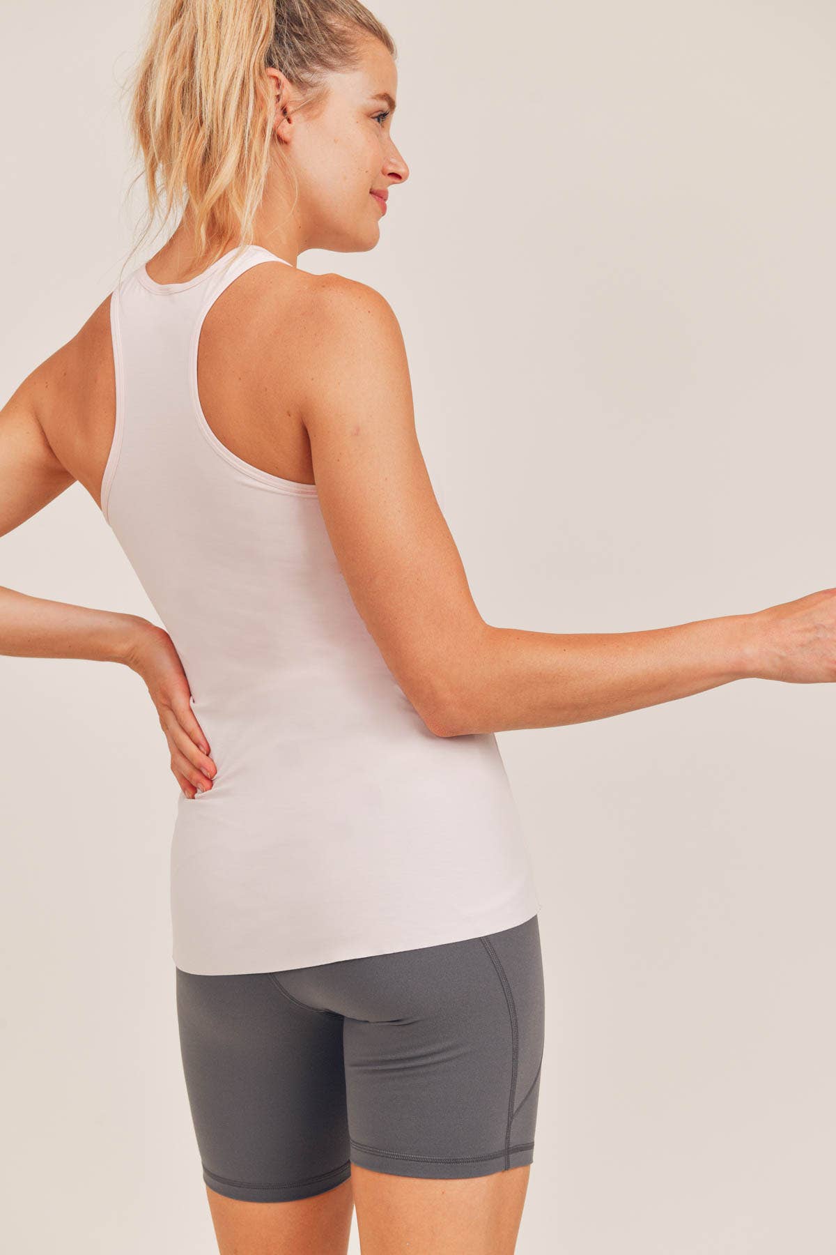 Mono B - Wholesale Tank Top - Women's - Athleisure Essential Tank Top4