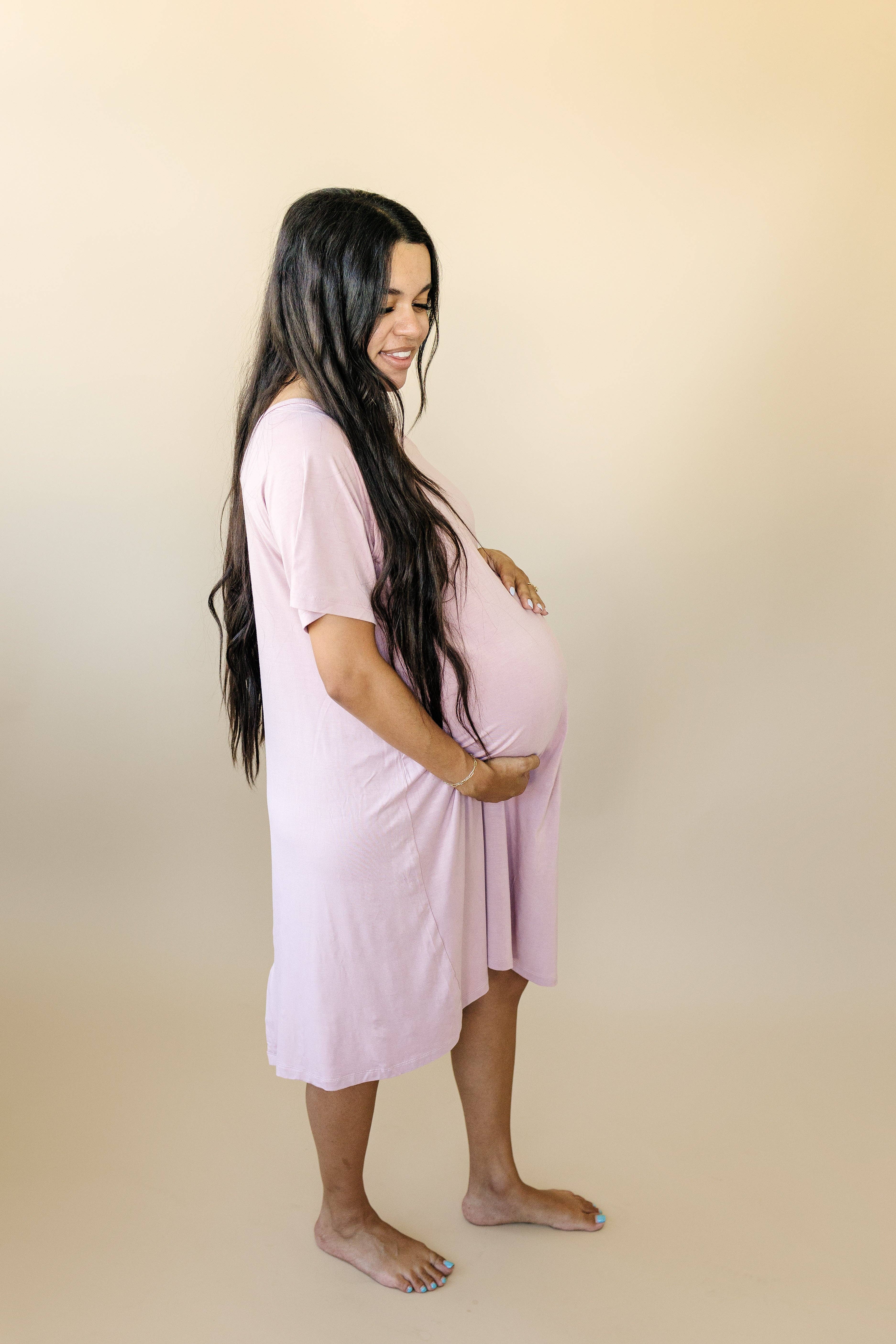 Little Joy Co. - Vente Robe - Robe de travail et d'accouchement en bambou pour femmes - adaptée à l'allaitement6