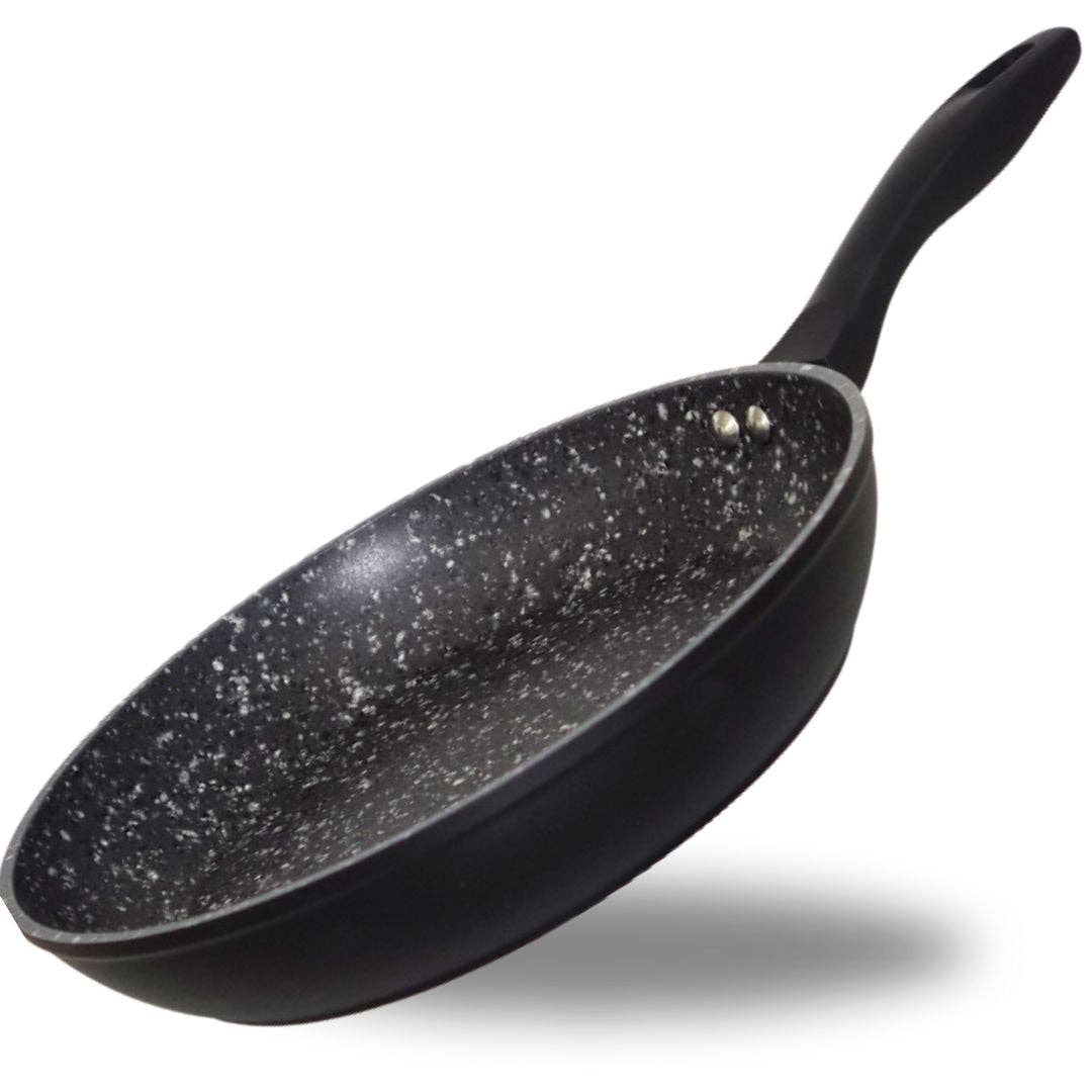 BeShoes Distribuição - Wholesale Cast Iron Skillet - Otyma Black Granite Induction Frying Pan-5605169057sp0