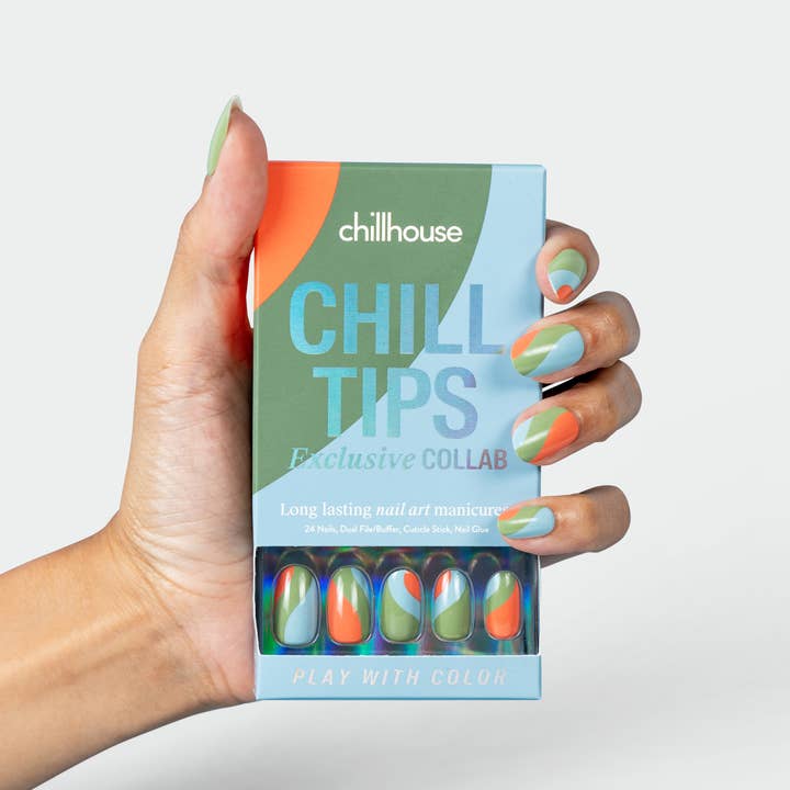 Chillhouse - Vente Faux ongles/vernis en patch - Conseils pour se détendre - Jouez avec les couleurs (CH x Sonos)0