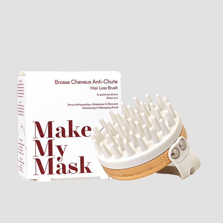 Cepillo estimulante anticaída para el cuero cabelludo para venta al por mayor de MakeMyMask