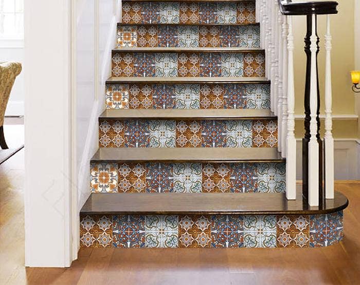 HomeRoots - Vente Carrelages muraux - Carreaux amovibles à décoller et à coller Rustico Linda, 5 x 5 po1