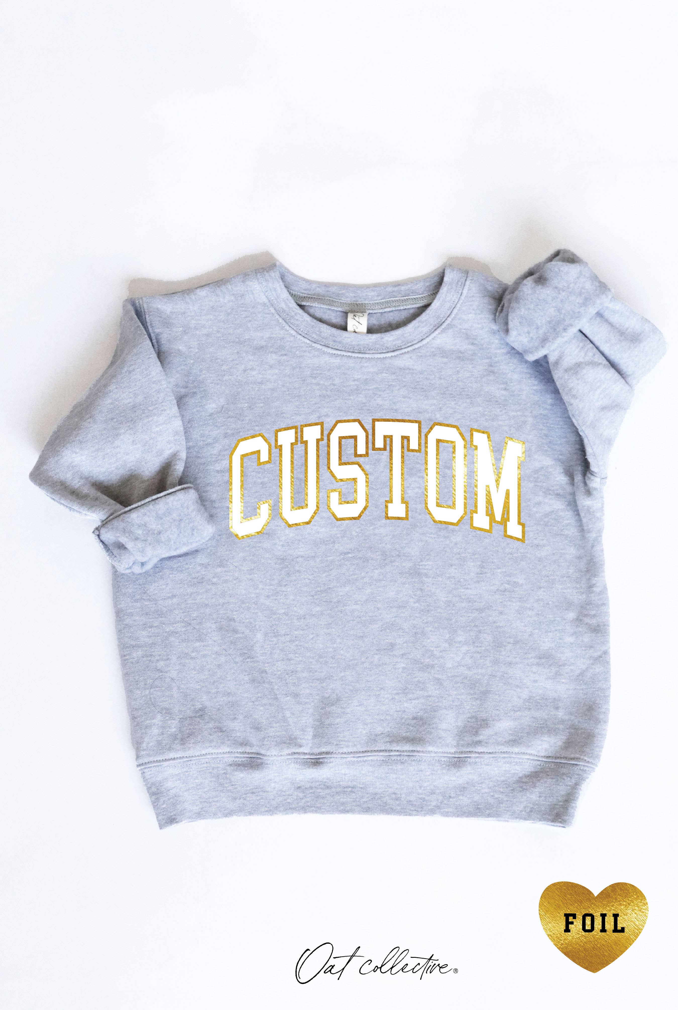 OAT COLLECTIVE - Vente Sweat-shirt – enfant - Sweat-shirt graphique CUSTOM FOIL pour tout-petits1