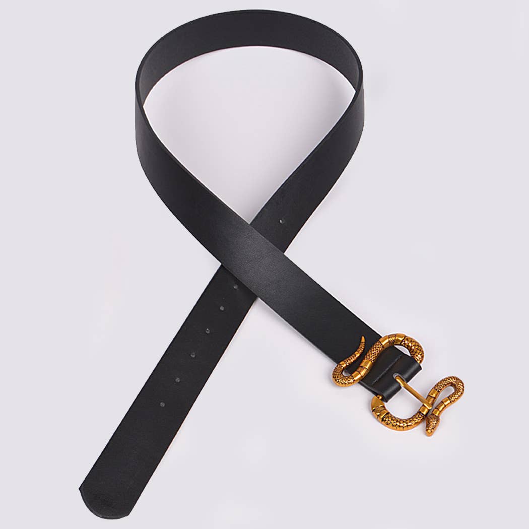 3AM BY H&D ACCESSORIES - Wholesale Belt - Women's - Snake Buckle Belt3