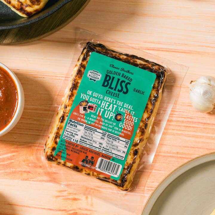 Cheese Brothers - Wholesale Cheese - Garlic Golden Baked Bliss Cheese3