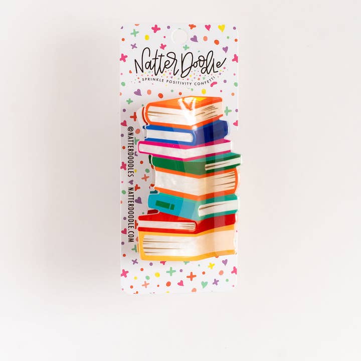 Read My Clips Book Stack Reading Bookstore Bookish Hair Claw and other Purchase Wholesale blinds accessories. Free Returns & Net 60 Terms on Faire trending on Faire.