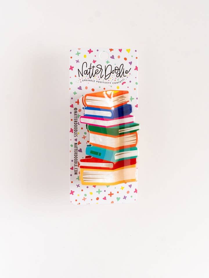 Lesen Sie meine Clips Book Stack Reading Bookstore Bookish Hair Claw für den Großhandel von NatterDoodle