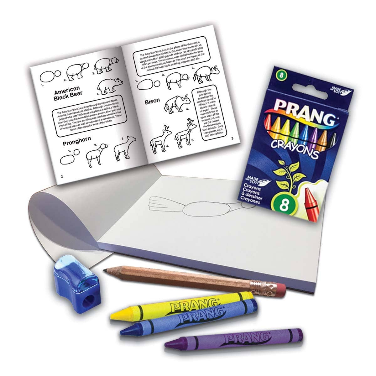 Jr. RangerLand - Wholesale Art Set - Kids & Baby - How to Draw North American Animals Art Kit3